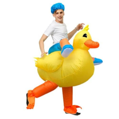 Canard Gonflable Rigolo - Jaune et Fantaisie - Costume Adulte Halloween