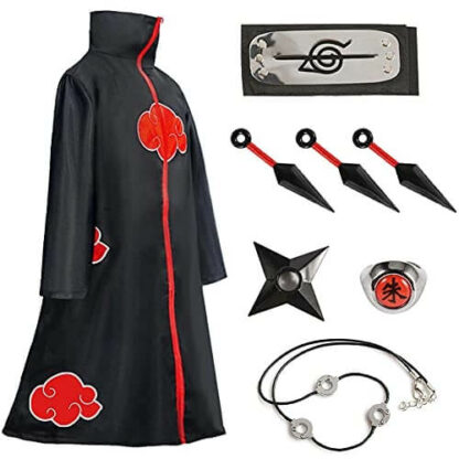 Caped Crusader Naruto - Costume Akatsuki Itachi XXL - Halloween Adulte Mixte