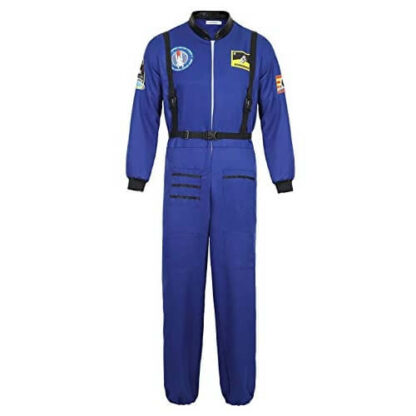 Mission Halloween - Déguisement Astronaute Bleu Homme - Costume Adulte Cosplay