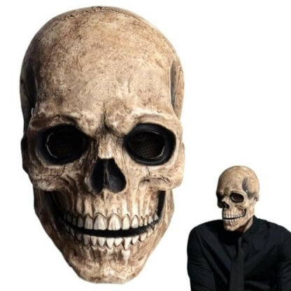 Parole de Crâne - Masque Halloween avec Mâchoire Mobile - Accessoire Horreur pour Adultes