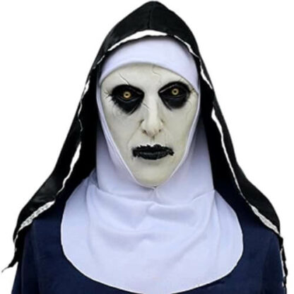 Terreur Monastique - Masque de Nonne Terrifiante - Accessoire Halloween Adulte